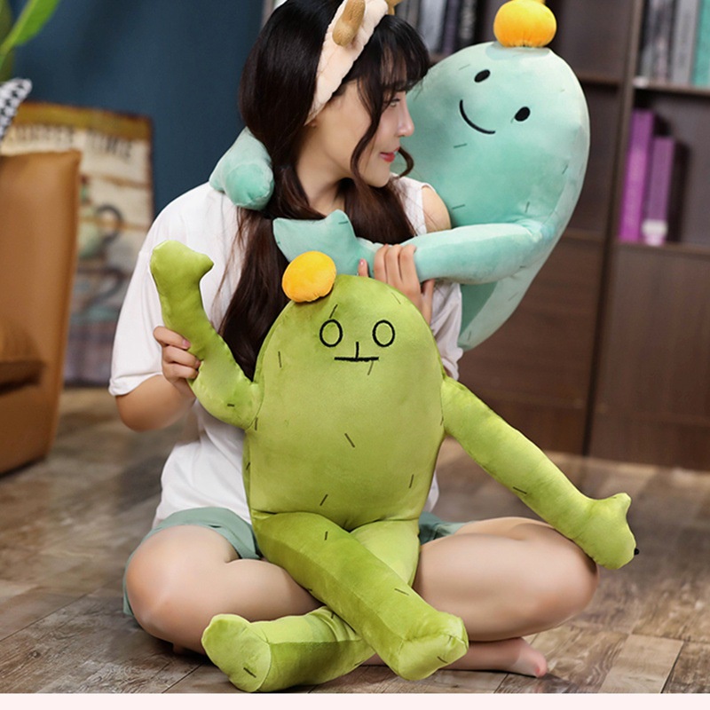 Mainan Boneka Kaktus Otherworldly, Cocok Untuk Waktu Peluk Dengan Isian Katun Pp Super Lembut Dan Desain Kartun