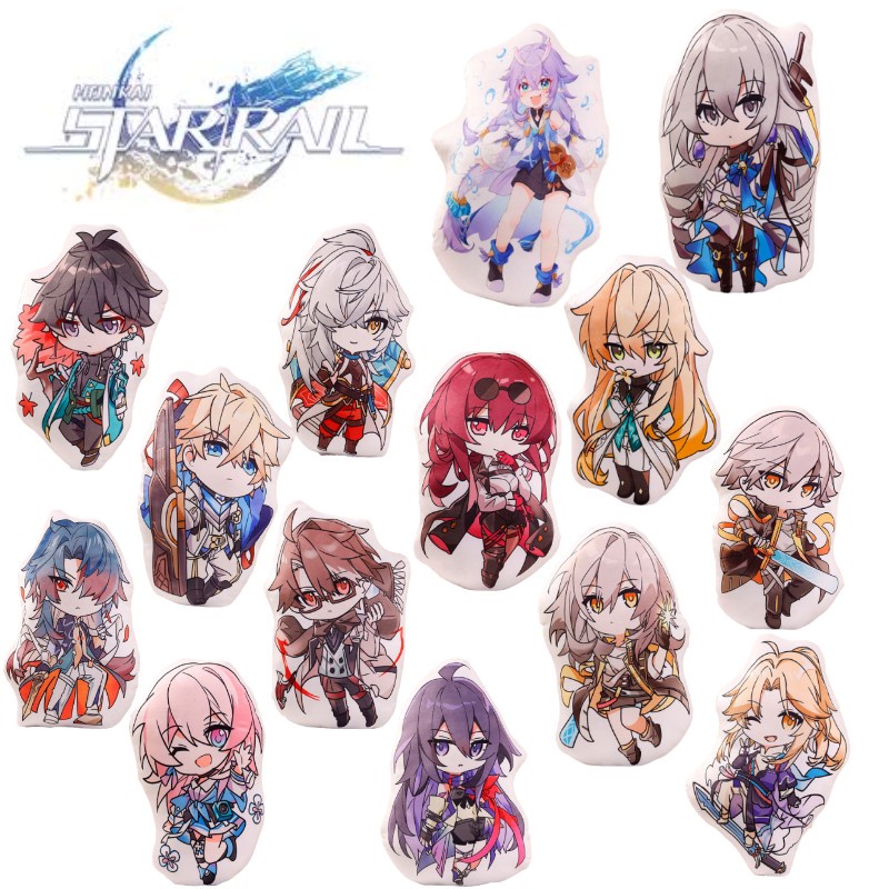 Honkai:star Plush Rail Dolls Throw Pillow Kafka Bronya Seele Stelle Mainan Hadiah