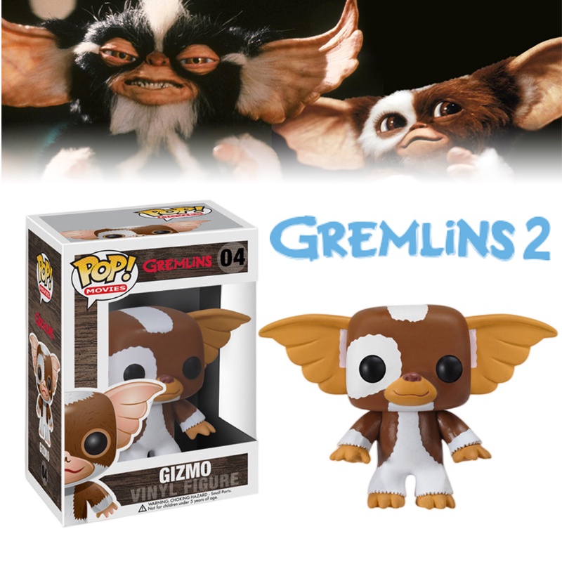 Merk Lain Funko Pop Gremlins Gizmos Model Lucu, 10cm Kotak Warna Warni