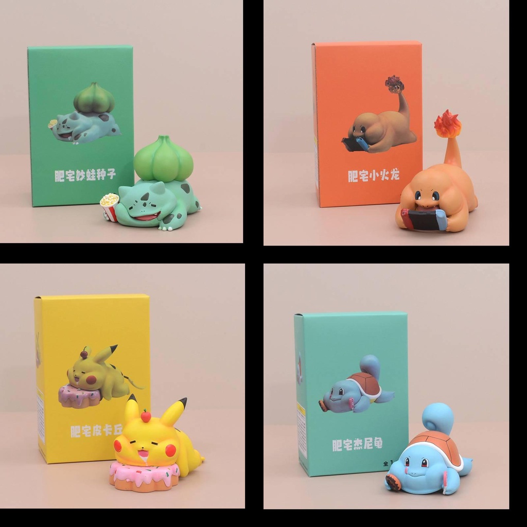 Figur Pet Berharga Pikachu Charmander Bulbasaur Dan Squirtle Hadiah Ideal Untuk Ulang Tahun Dan Wisuda