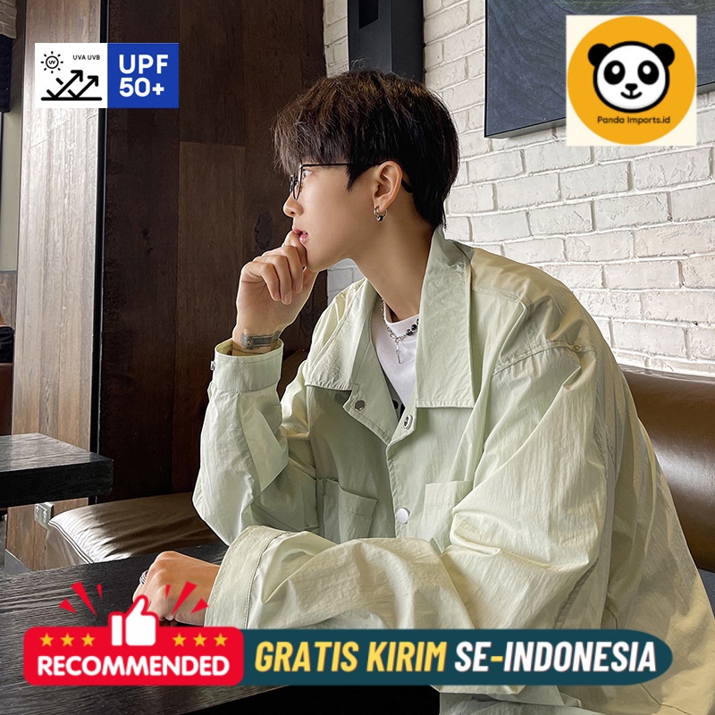 Jaket Pria Premium Pakaian perlindungan matahari untuk laki-laki di musim panas, jaket baru yang rin