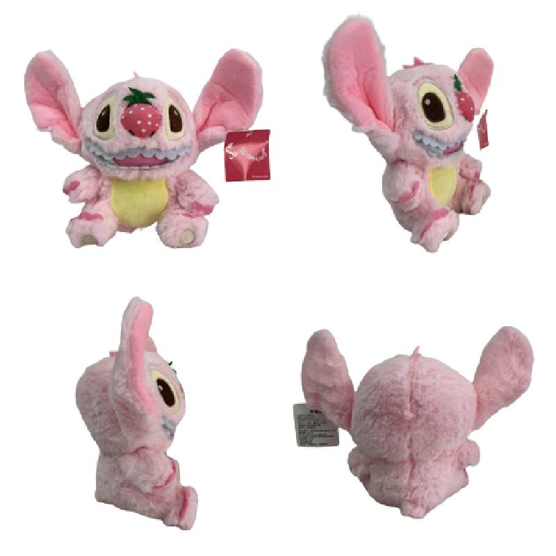 Mainan Stitch Strawberry Plush Dengan Tiga Ukuran Ulang Tahun Untuk Hadiah