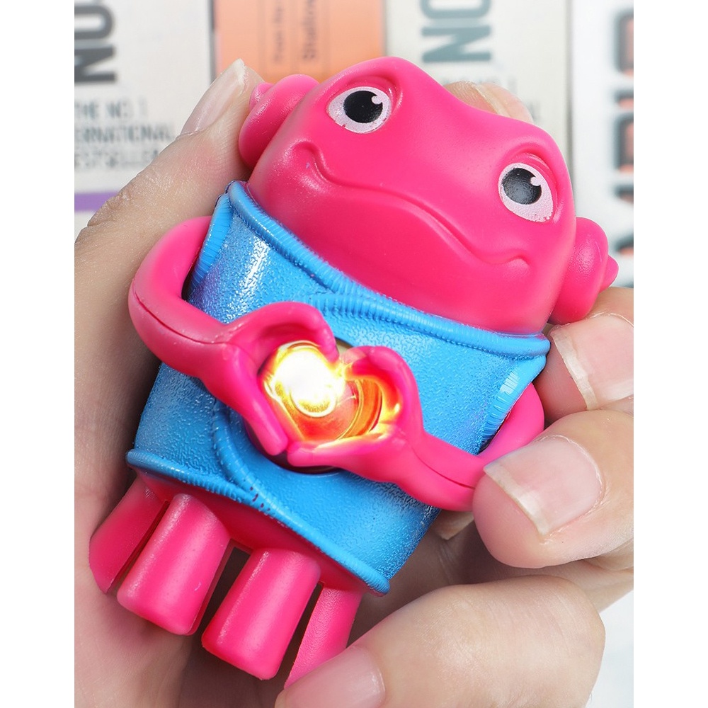 Alien Plastik Pink Dan Biru Dengan Mata Berbentuk Hati Pereda Stress Yang Hebat