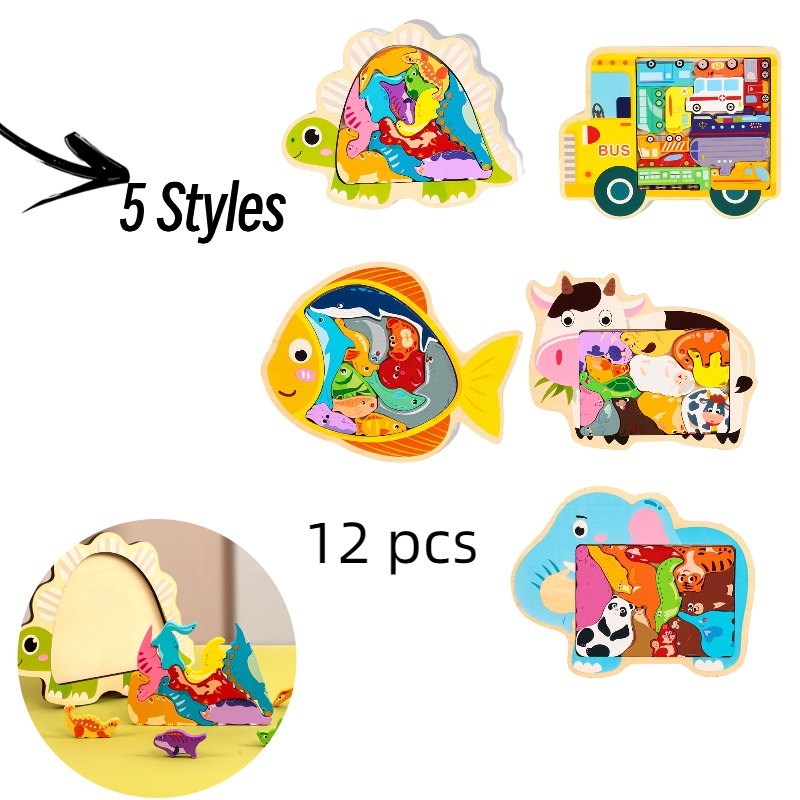 Zrp06 Game Papan Puzzle 3d Meningkatkan Penalaran Logis Dan Kreatifitas Anak Anda