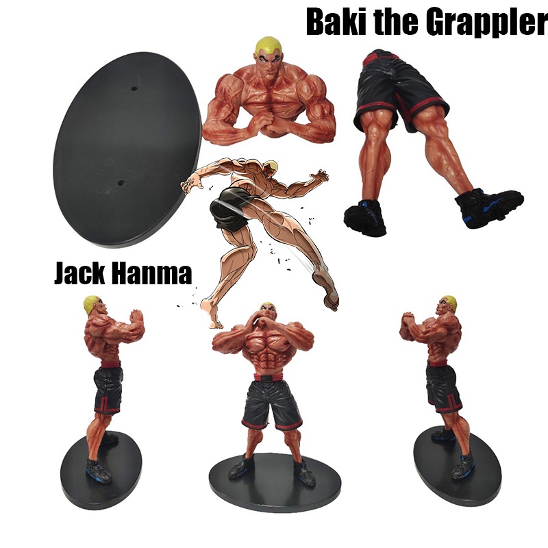 Jack Hanma The Grappler In Combat Mode Pvc Figure Dengan Detail Yang Luar Biasa Dan Akurasi