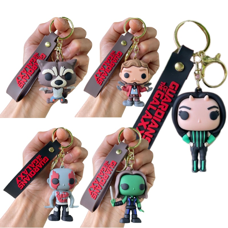 Yp429 Gantungan Kunci Galaxy Guardians Keren Key Ring Pendant Souvenir Hadiah