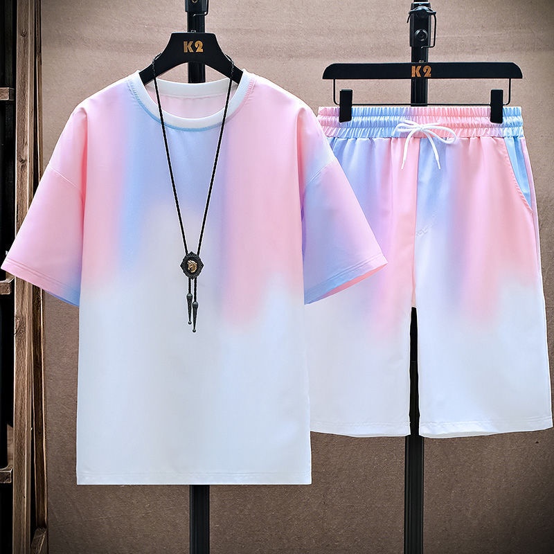 Pakaian Olahraga Pria Best Seller Sportswear Set 2023 New Trend Sportswear Set Men's T Youth Student