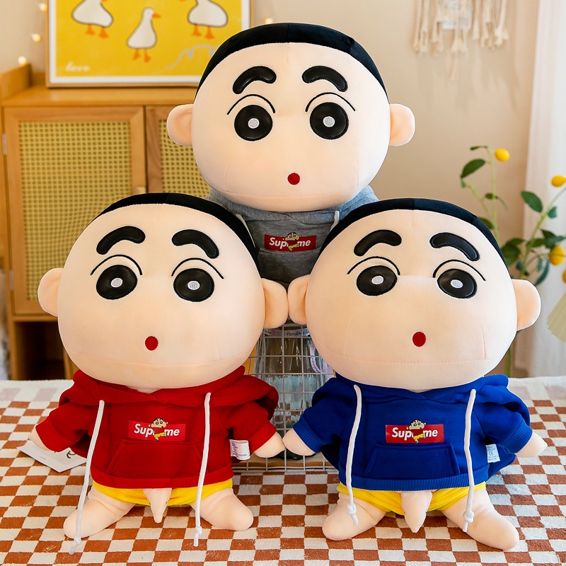 Playful Crayon Shin-chan Teddy Bear Untuk Anak Beda Warna Dan Ukuran