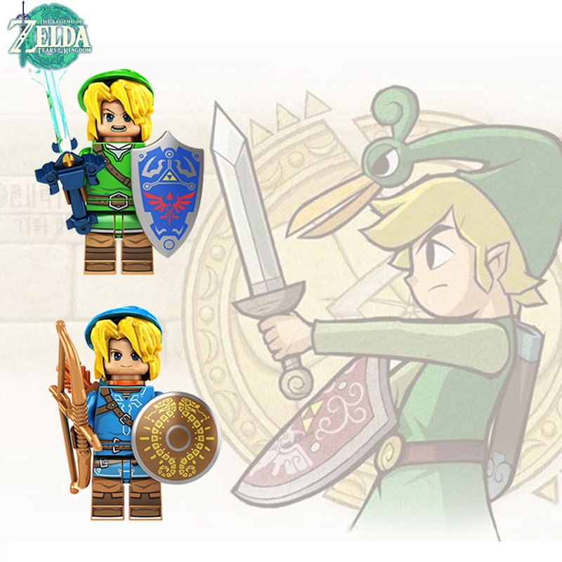 Build Own Your Link 7-10 Buah Balok Plastik Legend Of Zelda