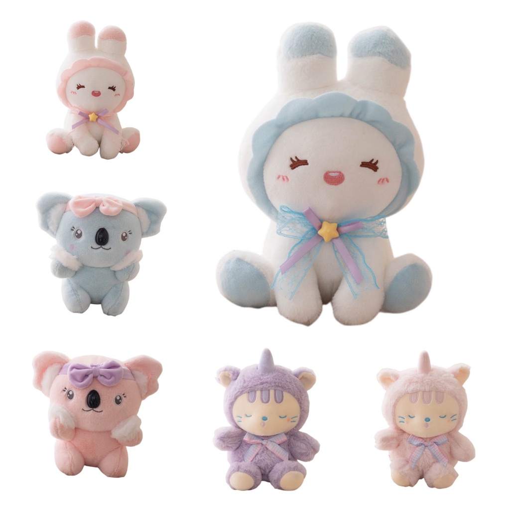 Lembut Dan Cuddly Koala Rabbit Plush Toy Xingmeng, Cocok Untuk Menenangkan Dan Menenangkan Anak-Anak, Hadiah Anak Perempuan Yang Hebat Grab Machine Doll