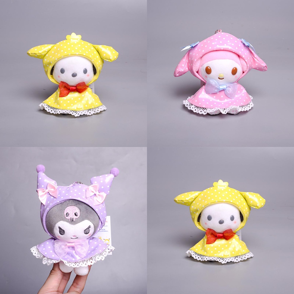 Desain Unik Kuromi Plush My Melody Boneka Liontin Lembut Dan Lucu Handmade Mainan Hobi