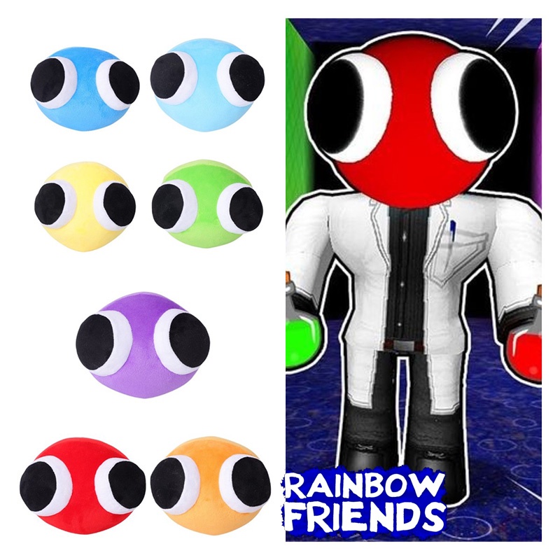 Rainbow Friends Chapter 2koleksi Mainan Mewah Pilih Satu Dari 8warna Dan Desain Vibrant, Plush Pendek Dan Isian Katun Pp, 15cm