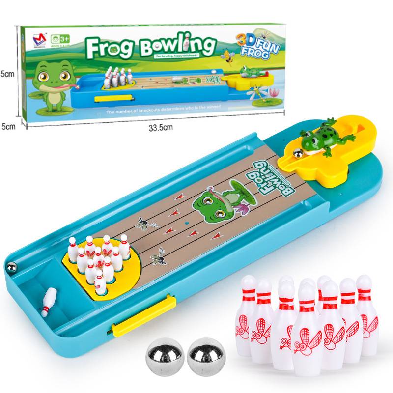 Ruicheng Set Bowling Mini Bahan Plastik Mainan Seru Dan Interaktif Untuk Anak