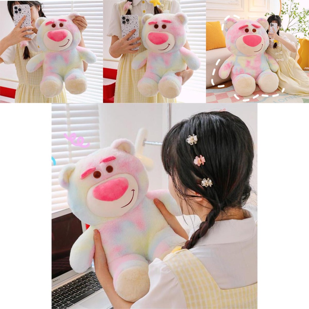 Boneka Beruang Strawberry Cuddly Dan Lembut Boneka Binatang Anak Untuk