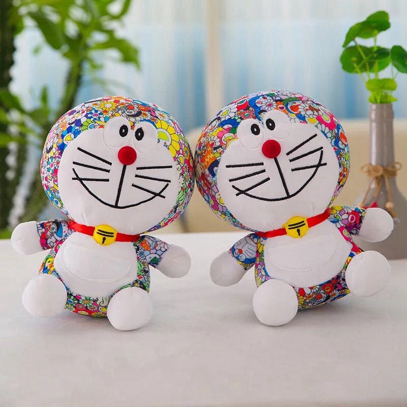 2018mainan Boneka Mewah DORAEMON UNIQLO X Takashi Murakami Limited Hadiah Anak Terbaru10&quot;