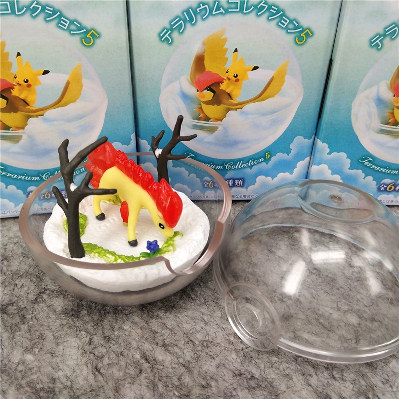 6pcs Pokémon Elf Blind Box Komik Koleksi Model Set Bola Kristal Penggemar Anak