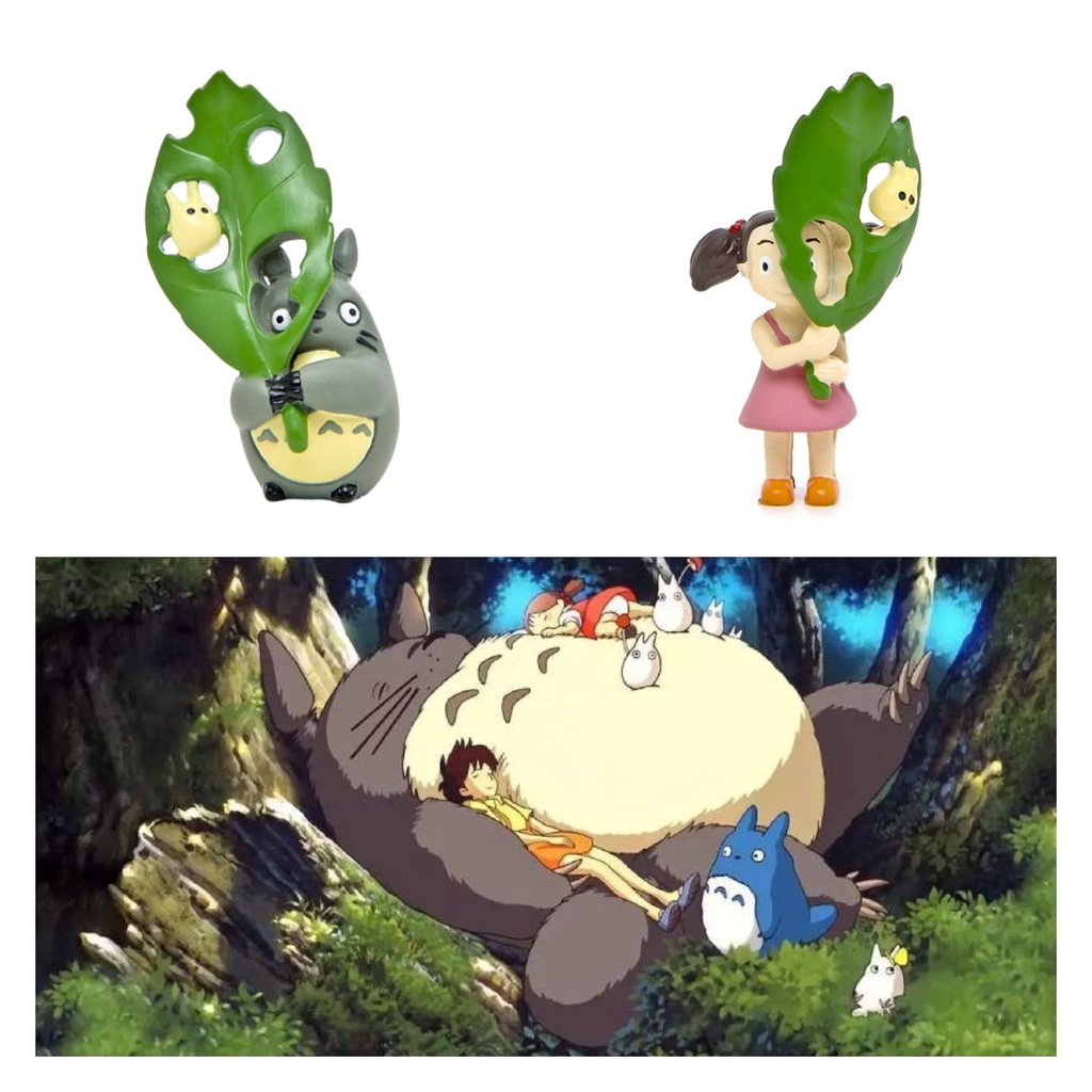 Planter Sukulen Lucu Dengan Patung Totoro Dan Mei