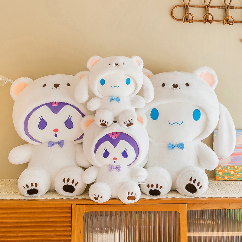 Mainan Plush Beruang Putih Ultra Lembut Dan Dapat Di Peluk Yang Menjadikan Kelinci Ide Hadiah Hebat