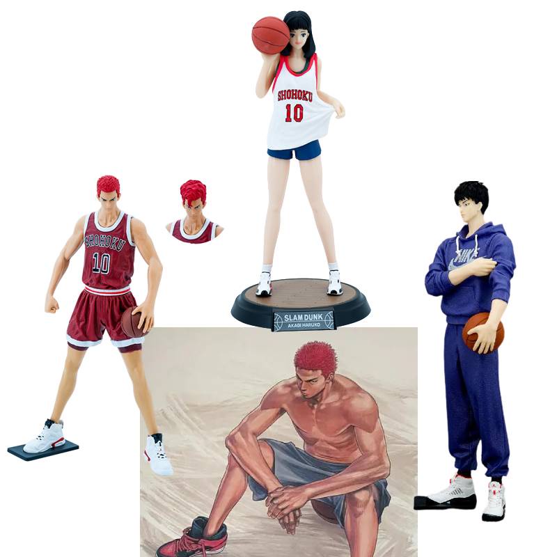 Slam Dunk Haruko Akagi Figure Karakter Anime Model PVC Mainan Table Decor Collect