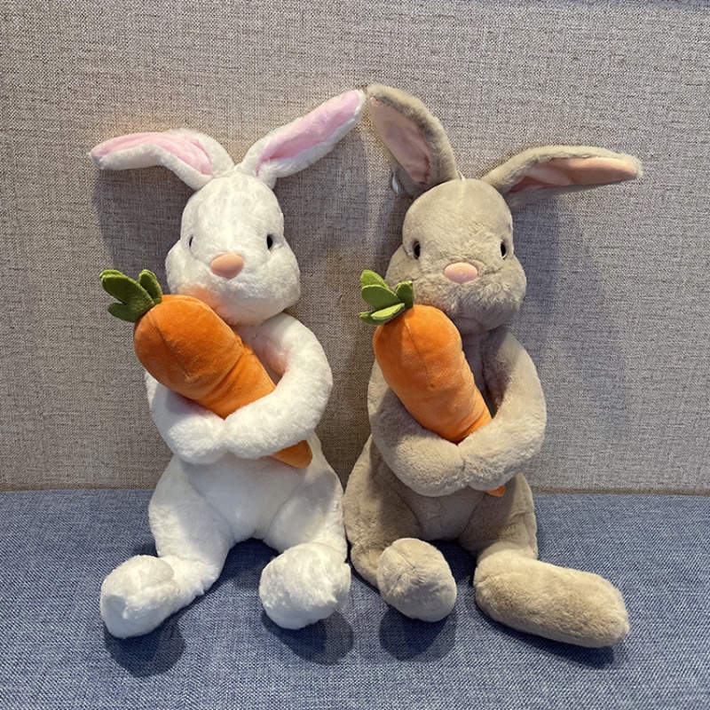 Mainan Furry Carrot Bunny Plush Boneka Binatang Cantik Dan Lembut Untuk Anak Dan Balita 77karakter