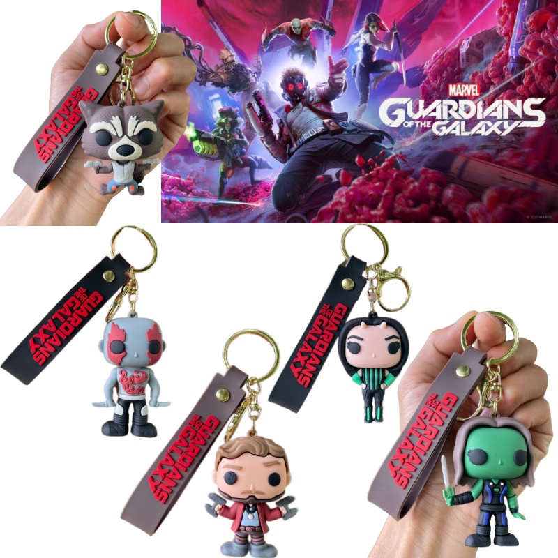 Yp429 Gantungan Kunci Galaxy Guardians Keren Key Ring Pendant Souvenir Hadiah