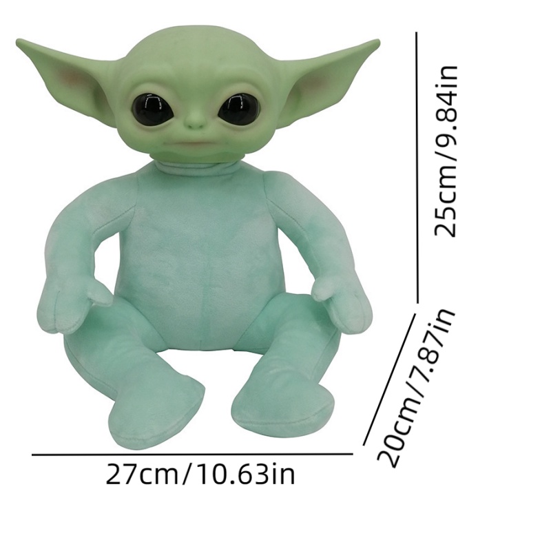 Star Wars Baby Yoda Memakai Pakaian Boneka Plush Action Figure Yoda Mainan Model Hadiah