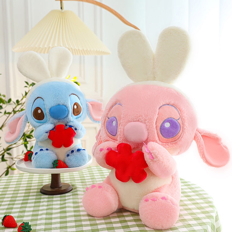 Stitch Lilo and Plush Toy Stuffed Doll Lempar Bantal Ornamen Rumah Anak Dekorasi Hadiah