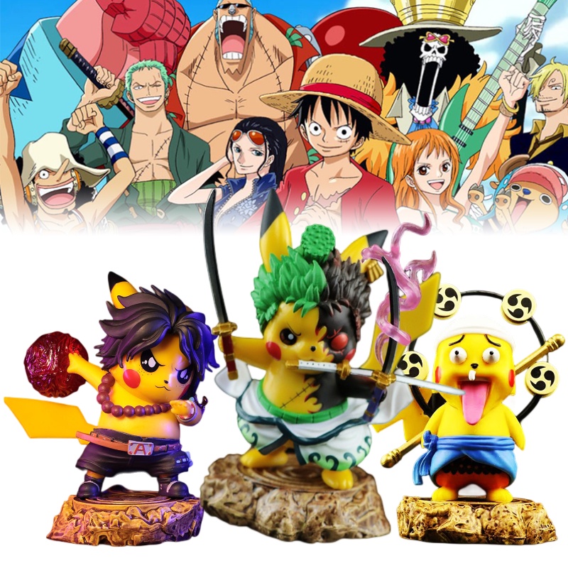 Ide Hadiah Bertema Anime One Piece Cosplay Pikachu Mainan