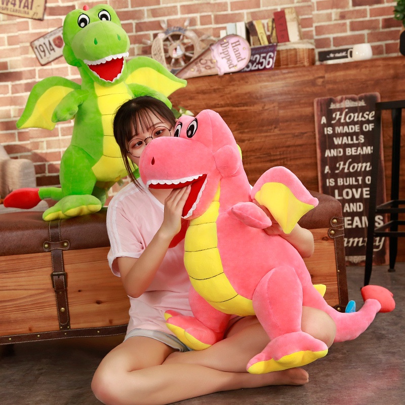 Mainan Dino Reptil Plushie Bersayap Prasejarah Lembut Dan Licin