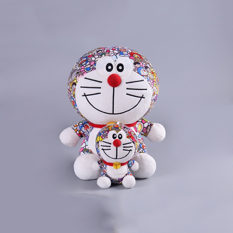 2018mainan Boneka Mewah DORAEMON UNIQLO X Takashi Murakami Limited Hadiah Anak Terbaru10&quot;