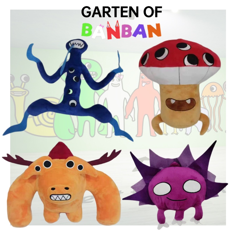 Garten Of Banban Mainan Mewah Game Creatures Plushies Lucu Bantal Decor Anak Hadiah