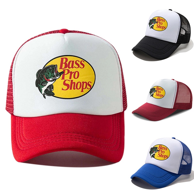 Topi Bass pro toko truk topi pelindung matahari di luar topi memancing Sun
