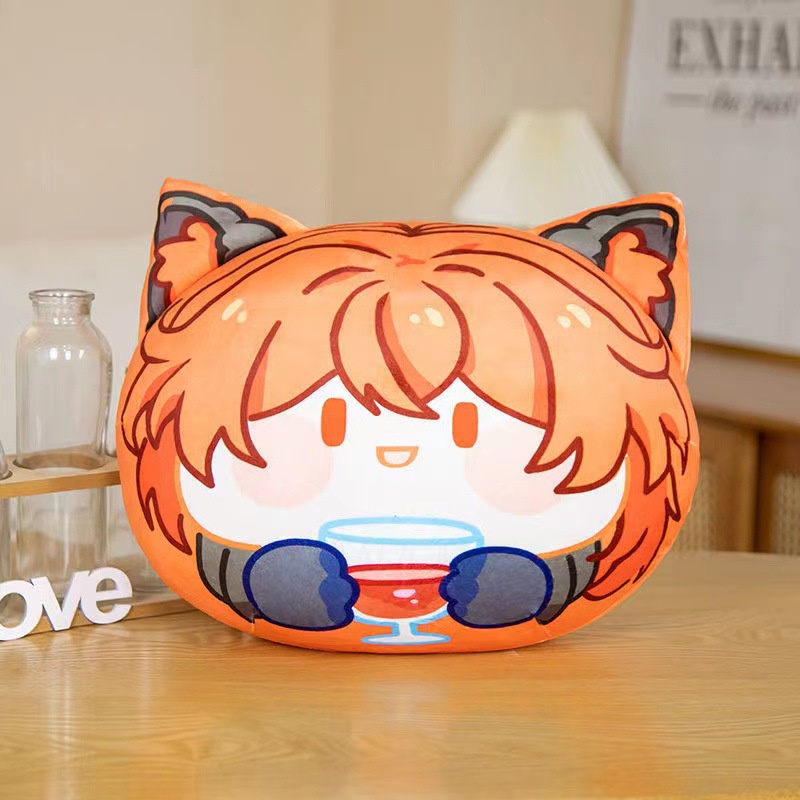 Genshin Impact Kazuha Xiao Klee Diluc Bantal Plush Toy Game Karakter Boneka