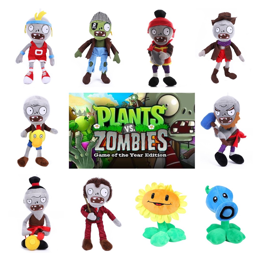 Mainan Boneka Zombie Dan Tanaman Dengan Berbagai Warna Dan Desain Unik Karakter)