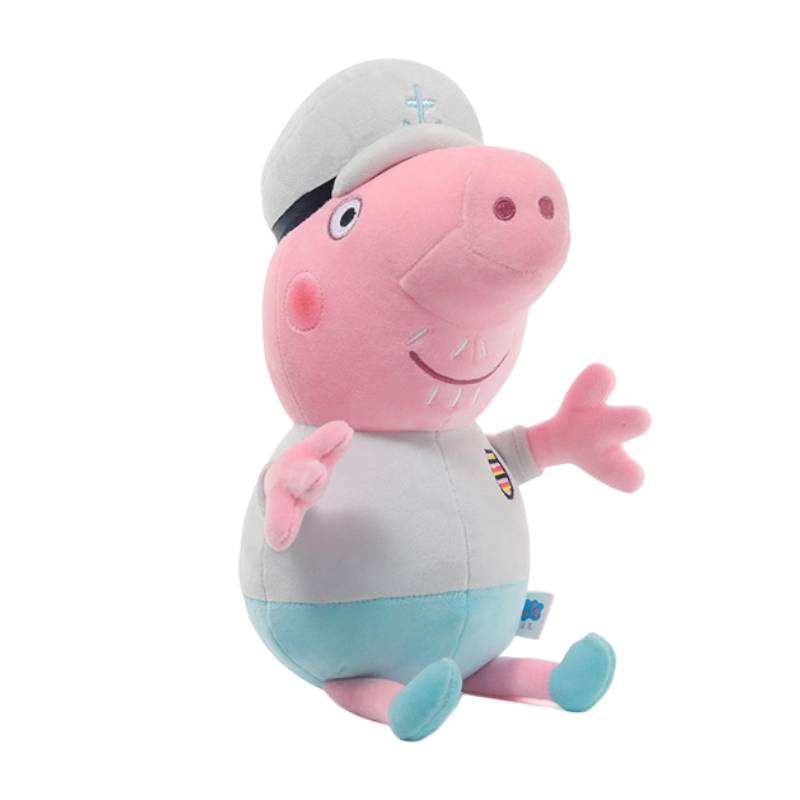 30cm/25cm Kartun Peppa Babi Kakek Nenek Mainan Mewah Boneka Boneka Anak Hadiah Deocr