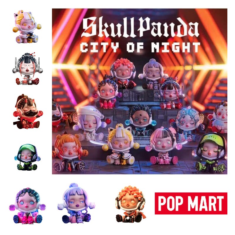 Popmart Night City Koleksi Mempesona Patung Resin