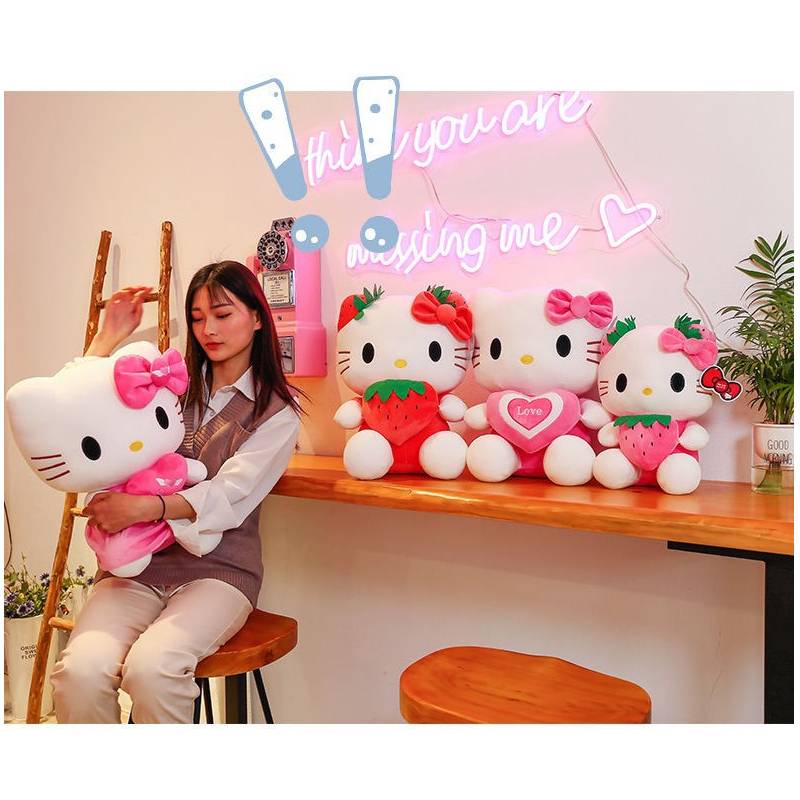 Boneka Kitty Hello Plushie Dengan Isian Katun PP Kenyamanan Extra Untuk