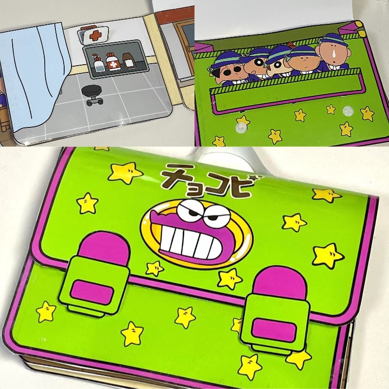 Buku Handmade Sekolah Diy Lucu Dan Menyenangkan Dengan Tema Crayon Shinchan