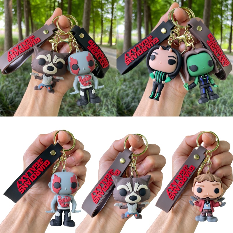 Yp429 Gantungan Kunci Galaxy Guardians Keren Key Ring Pendant Souvenir Hadiah