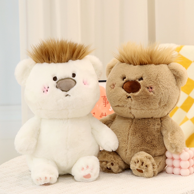 Little Cucu Cute Teddy Bear Mainan Plush Dengan Desain Unik Cocok Untuk Hadiah Dan Bantal Berat 2kg