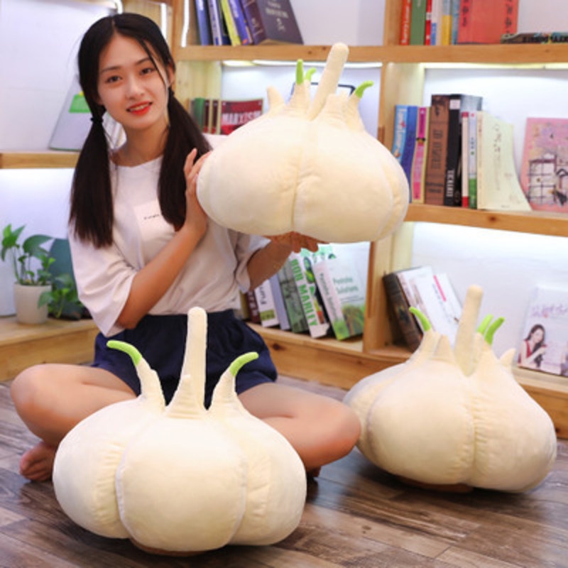 Mainan Plush Garlic White Cuddly! Lembut Dan