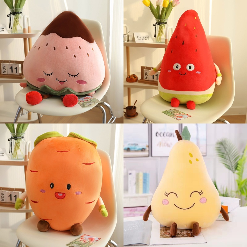 Mainan Plush Lembut Dan Cuddly Terinspirasi Buah Untuk Anak-Anak Tinggi 25cm