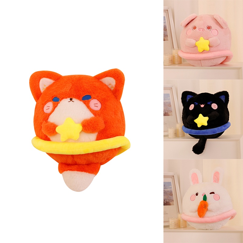 30 cm Bintang Planet Hewan Kelinci Mainan Mewah Rubah Lembut Babi Kucing Bantal Peluk Boneka Anak Hadiah