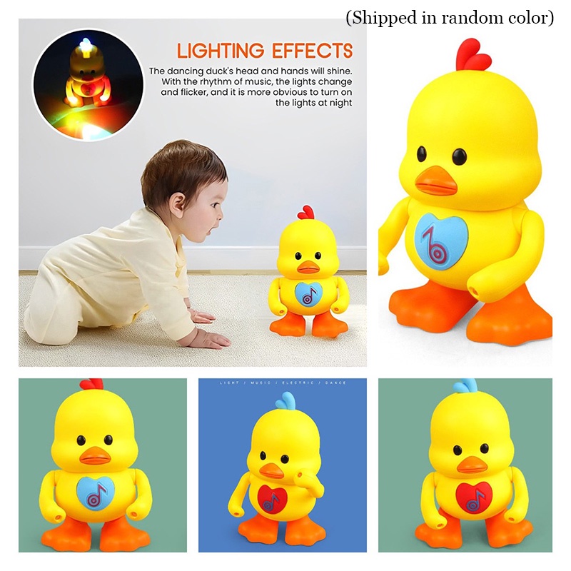 Mainan Bebek Warna Warni Dengan Fungsi Tari, Musik, Dan Lampu