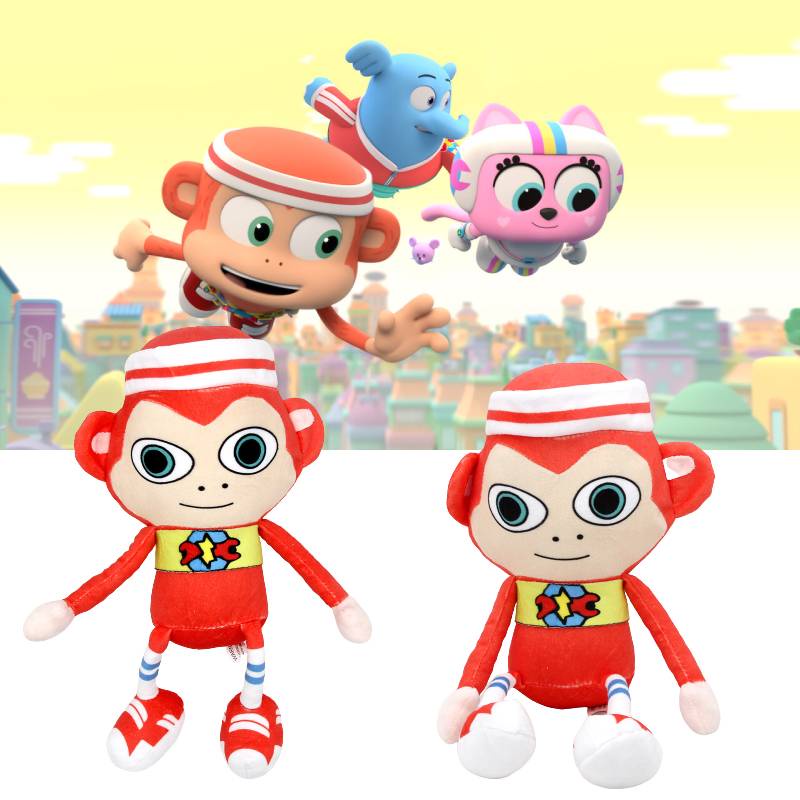 Chico Bon Bon Monkey Plushie Boneka Binatang Lembut Dan Snuggly Untuk Anak Dan Dewasa Mirip