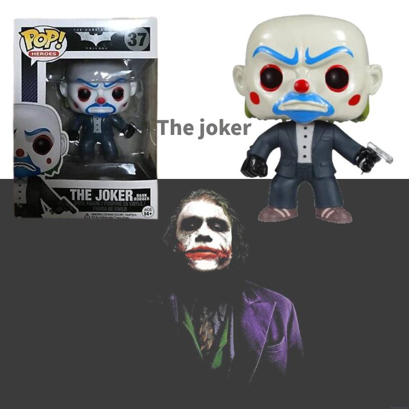 Dark Knight Joker Pvc Figure Tinggi 10cm Mainan Koleksi Gaya Kartun