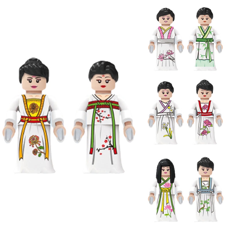 Baju Adat China Hanfu Dan Han Clothing Inspired Building Blocks