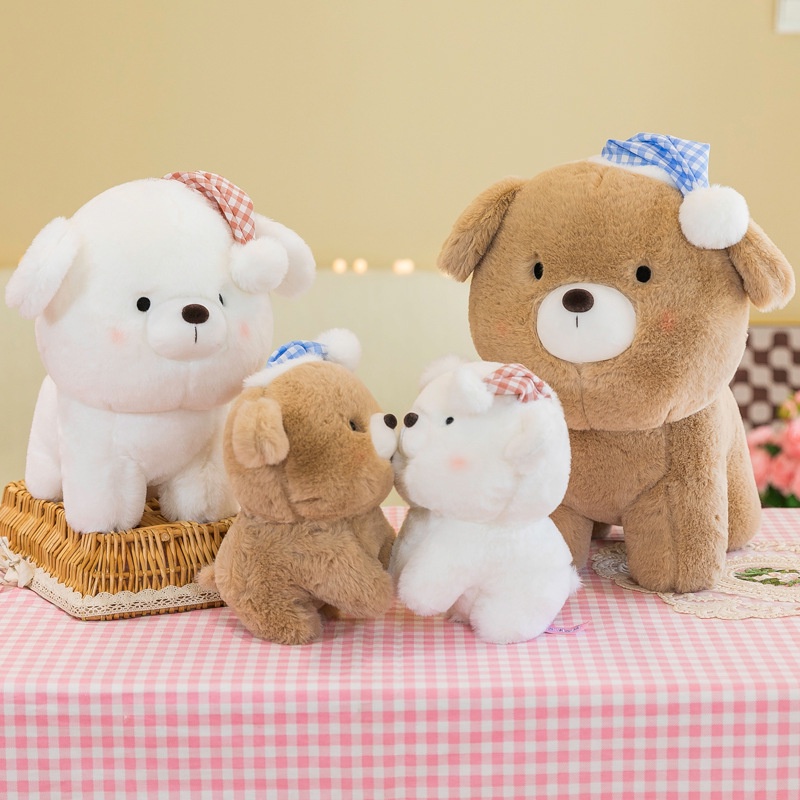 Mainan Mewah Lucu Dan Lembut Boneka Anjing Ding Dong Untuk Anak Perempuan, Boneka Puppy Realistis Untuk Hadiah Ulang Tahun