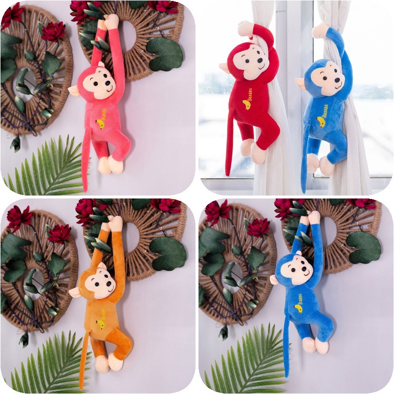 Boneka Plush Monyet Dengan Fitur Dapat Disesuaikan Untuk Personalisasi