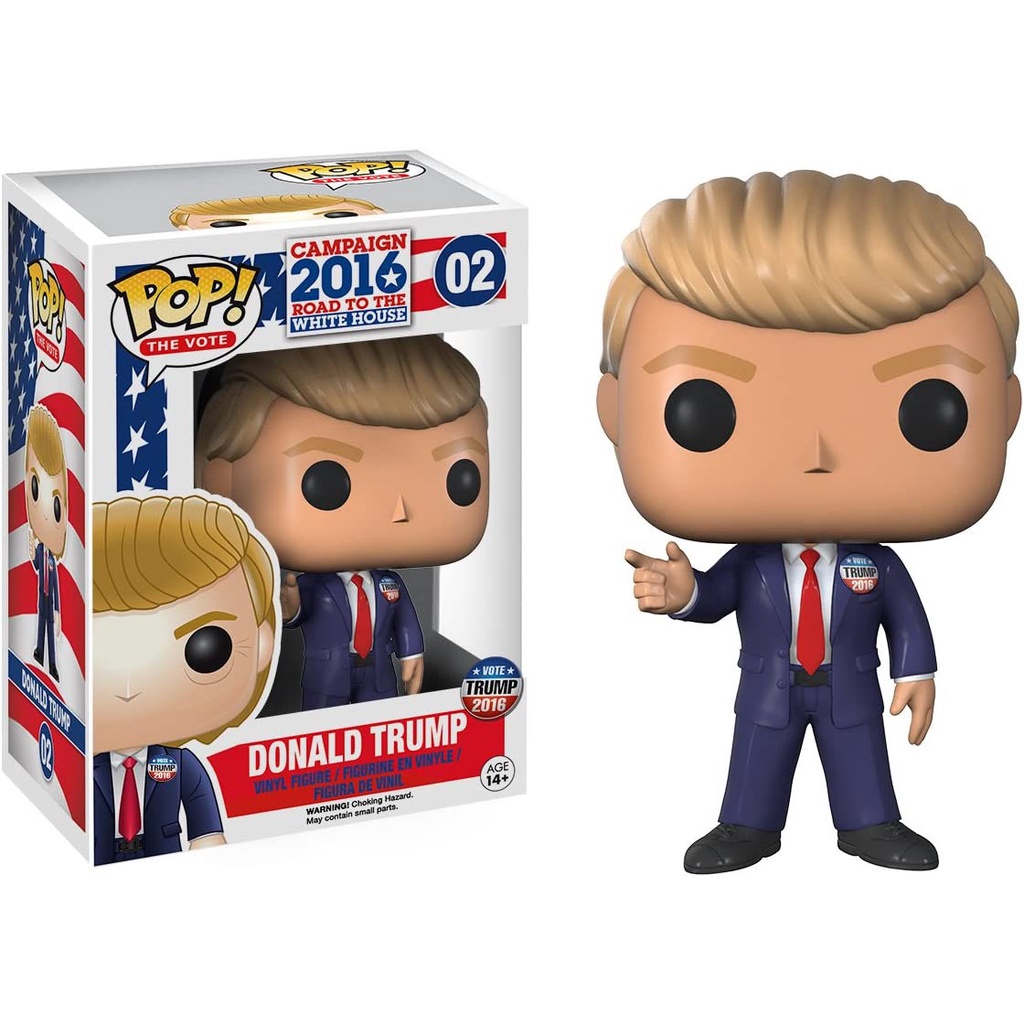 Funko Pop Donald Trump Karakter Boneka Vinyl Figure Model Ornamen Dekorasi